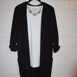 Gap Women's Softspun Ribbed Open Front Cardigan